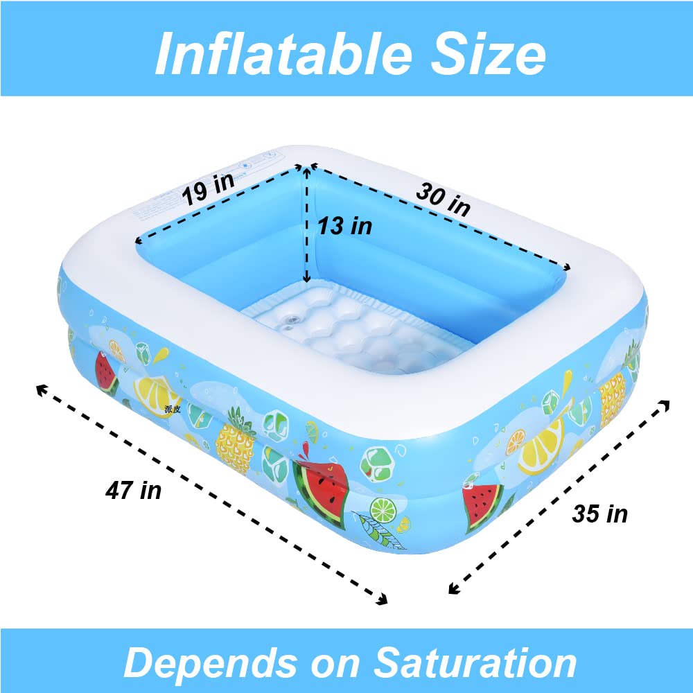 10-FEET/OF THE KIDS,BY THE KIDS,FOR THE… Amazon.com: Inflatable Kiddie Pool, 47